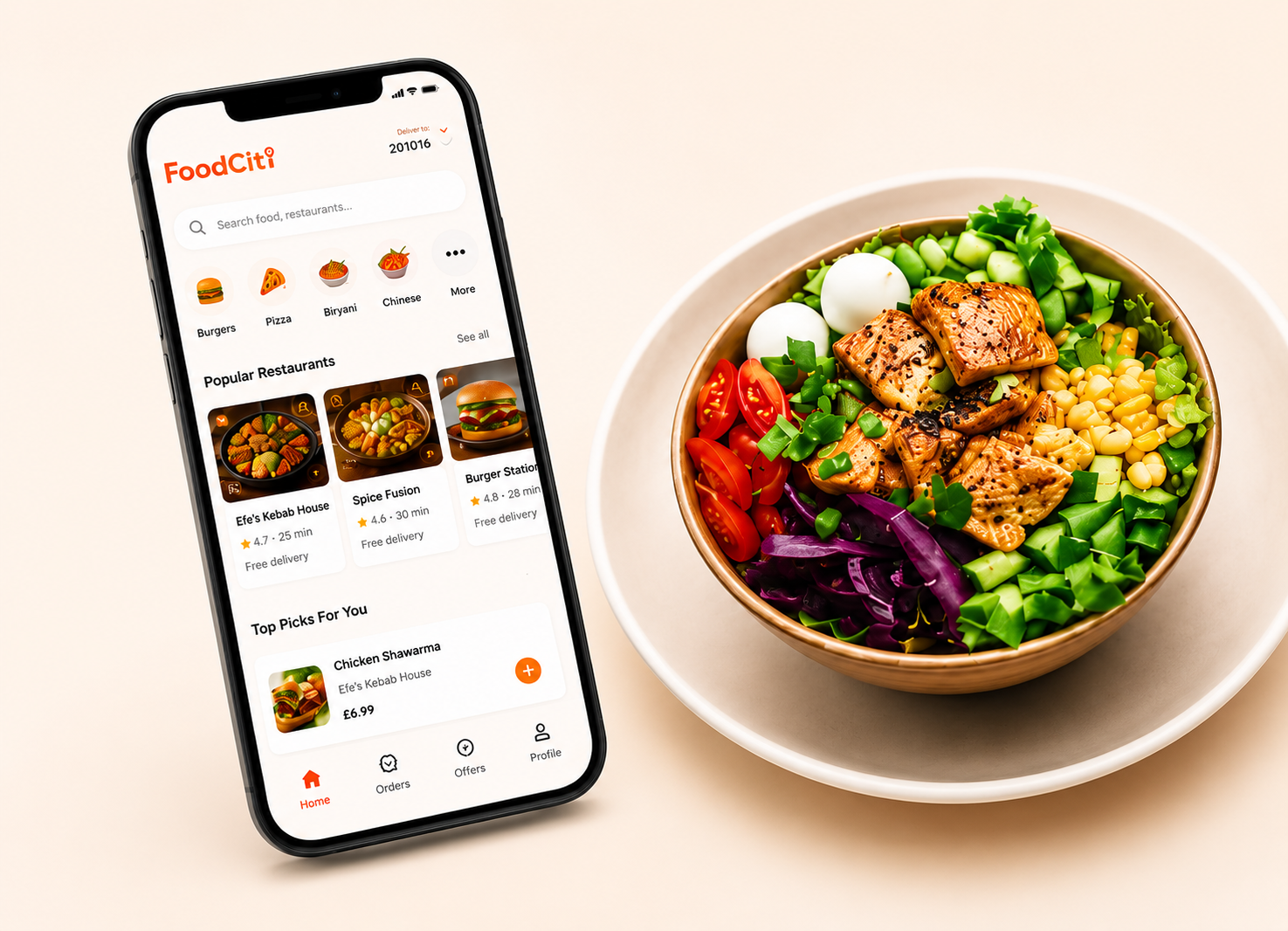 Order food on FoodCiti